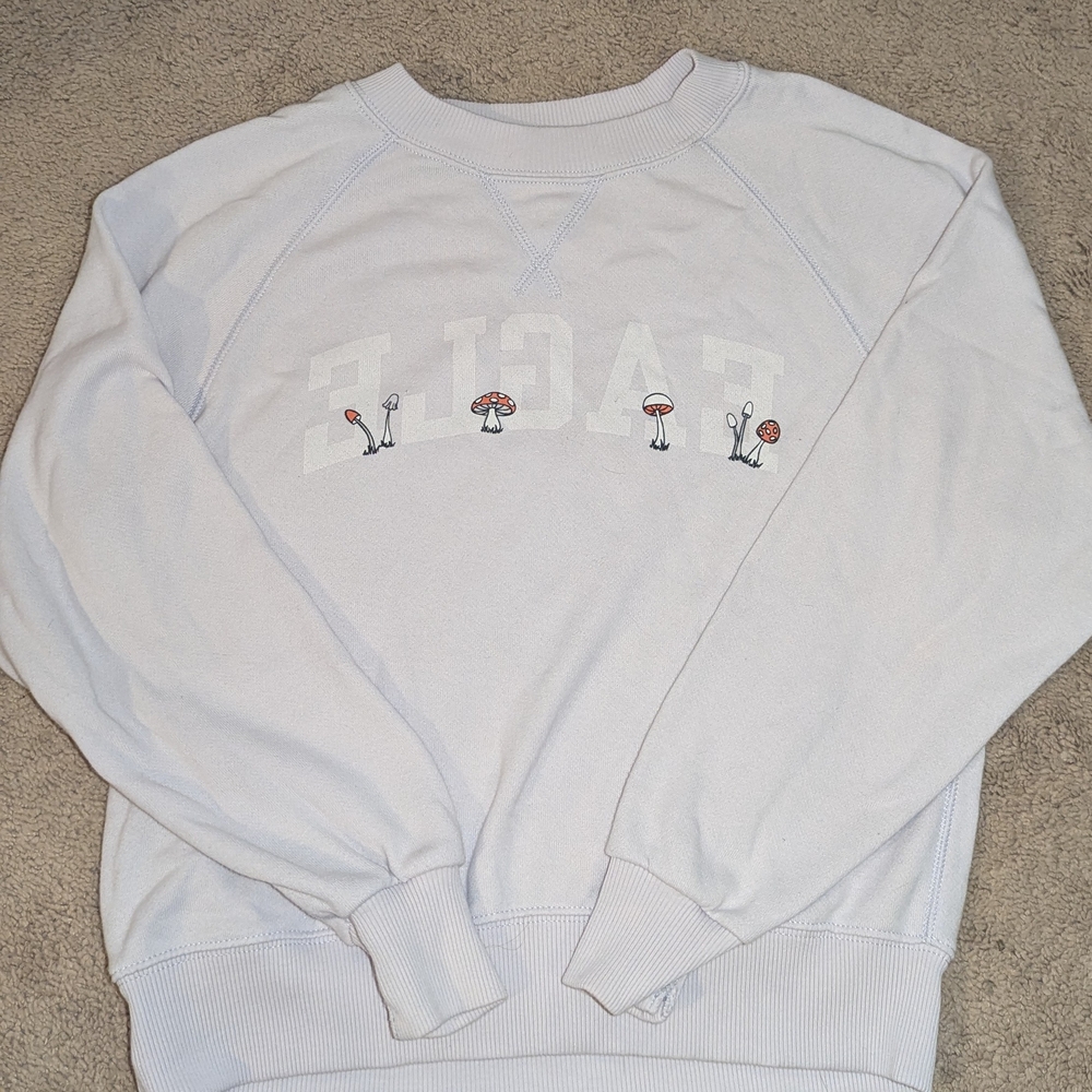 American Eagle Outfitters Peach Ribbed Top - Picture 3 of 5
